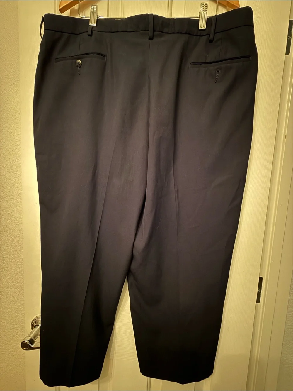 Men's Dark Navy Dress Pants